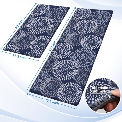 LuxStep Kitchen Mats for Floor,Cushioned Rug Anti-Fatigue for Kitchen Decor - Image 2