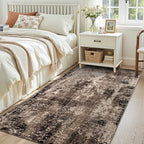 Entryway Rug 3x6 Brown Bedroom Area Rug Washable Non Slip Abstract Boho Rugs for Indoor Entry, Kitchen, Classroom, Bathroom, Kids Girls Room, Office, College Dorm Small Carpet - Image 5