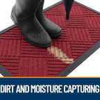 OLANLY Front Door Mat Outside Entrance 35x23, Waterproof Heavy-Duty Doormat - Image 3