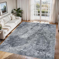 Aelenmu 6x9 Area Rugs for Living Room Washable Bedroom Dining Room Black by Aelenmu
