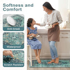 Collive Anti Fatigue Mats for Kitchen Floor, Padded Rugs 17"x59"+17"x29" - Image 4