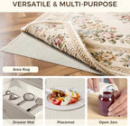 BAGAIL BASICS Round 8 FT Rug Pad Gripper for Hardwood Floors, Non Slip Rug Pads for Area Rugs, Extra Thick Under Rug Padding, Protect Your Rugs & Floors - Image 7