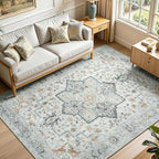 Lofus Machine Washable Area Rugs 5x7, Boho Carpet for Living Room Bedroom by Lofus
