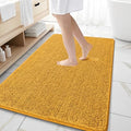 OLANLY Large Bathroom Rugs 59x35, Extra Soft Absorbent Chenille Bath Rugs by OLANLY