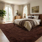 6x9 Large Brown Fluffy Soft Area Rug Non-Slip for Living Room Bedroom - Image 3