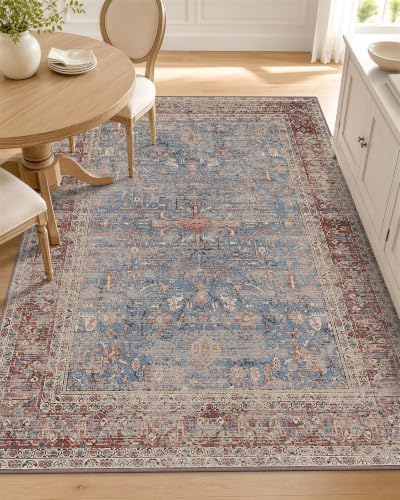 OLANLY 3x5 Washable Accent Rug, Soft Non Slip Carpet for Entryway Bedside by OLANLY