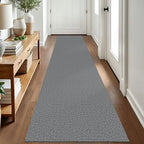 EARTHALL Washable Runner Rug, Non Slip Hallway Runner, 2x8 Ft, Dark Gray by Unknown