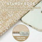 EARTHALL Washable Runner Rug, Non Slip, 3x18 Ft, Golden Beige/White - Image 2