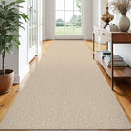 EARTHALL Washable Runner Rug, Non Slip Hallway Runner, 3x14 Ft, Sand/Beige by Unknown
