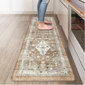 Collive Boho Cushioned Kitchen Mat, Anti Fatigue Mats for Kitchen Floor by Collive