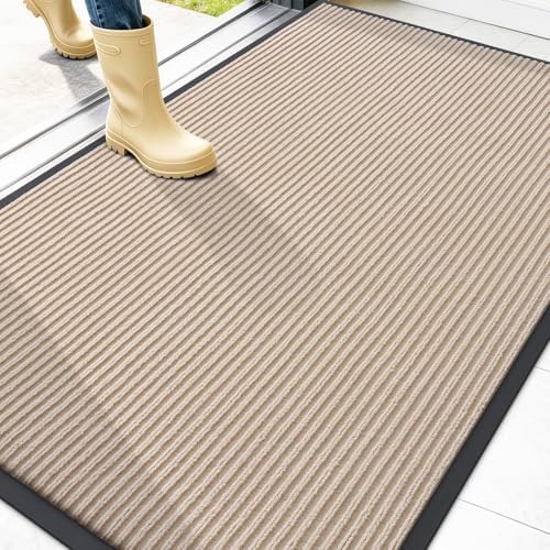 OLANLY Front Door Mat 47x32, Waterproof Heavy-Duty Indoor Outdoor Doormat by OLANLY