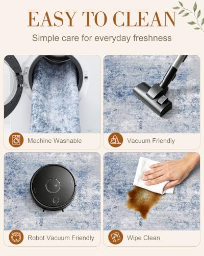 OLANLY 2x6 Washable Runner Rug, Soft Non Slip Carpet for Hallway Kitchen - Image 6