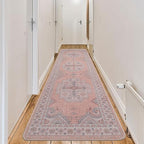 Srugn Washable Kitchen Runner Rug 2x8 Rug Runners for Hallways- Light Pink - Image 5