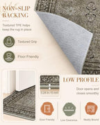 OLANLY 3x5 Washable Accent Rug, Soft Non Slip Carpet for Entryway Bedside - Image 7
