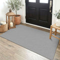 EARTHALL Washable Runner Rug, Non Slip Backdoor Rug, 2x4 Ft, Heather Gray by Unknown