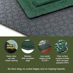 WaterHog Boxwood Front Door Mat Indoor Outdoor Entrance, All-Weather Mats - Image 3