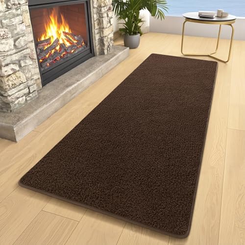 AROGAN 2x6 Runner Rug for Hallway, Long Runner Rugs Non Slip, Coffee - Image 2