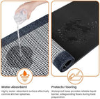 StepRite Kitchen Rugs, Kitchen Mats for Floor, 70"x20" Non-Slip Machine-Washable Kitchen Throw Rug, Navy Blue - Image 3