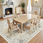 Lofus 8x10 Beige Area Rugs for Bedroom Living Room, Vintage Boho Carpet - Image 4