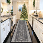 HY HAOYUNLAI 2.6x10 Washable Hallway Runner Rug Non Slip Kitchen Floor Mat - Image 4