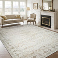 8x10 Washable Area Rugs for Living Room,Bedroom,Dining Room- Neutral Beige by Srugn