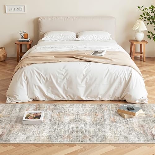 2x6 Runner Rug Non Slip,Washable Hallway Runner Rug,Green - Image 5