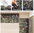 KIMODE Kitchen Mats Cushioned Anti Fatigue, Black Farmhouse Kitchen Rugs - Image 6
