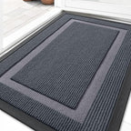OLANLY Front Door Mat Outside 33x21, All-Season Heavy-Duty Rubber Doormat by OLANLY