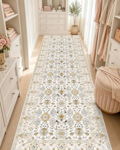 OLANLY 2x7 Washable Runner Rug, Soft Non Slip Carpet for Hallway Kitchen by OLANLY
