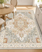 OLANLY 3x5 Washable Accent Rug, Soft Non Slip Carpet for Entryway Bedside by OLANLY