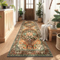 Yamaziot Washable Runner Rug, 3x8 Non-Slip Boho Vintage Hallway Kitchen Rug by Yamaziot