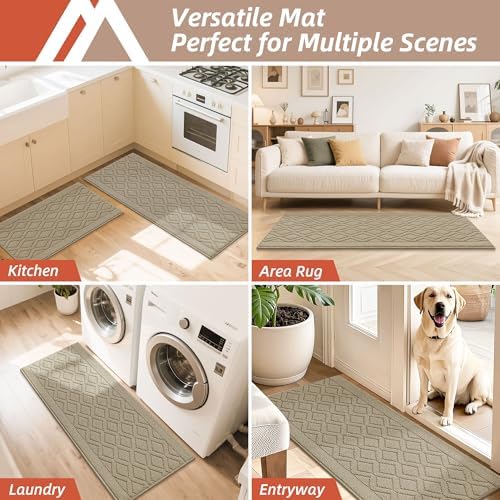 COSY HOMEER Kitchen Rugs and Mats 20"x48" Non Slip Kitchen Mats for Floor - Image 7