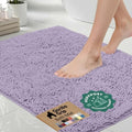 GORILLA GRIP Bath Rug Mat for Bathroom, Absorbent Chenille, 36x24 Purple by GorillaGrip