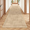 2x8 Runner Rug Non Slip,Washable Hallway Runner Rug,Brown by Restydon