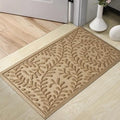 HIYARD Front Door Mat, Absorbent Dirt Trapping Welcome Door Mat Indoor Outdoor, Non Slip Entry Mat, Indoor Outdoor Door Mats, Fade Resistant, Low Profile Doormat for Entryway, 47×32, Beige by HIYARD