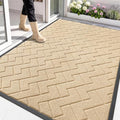 OLANLY Front Door Mat Outside 71x47, All-Season Absorbent Rubber Doormat by OLANLY