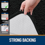 OLANLY Bathroom Runner Rugs 59x24, Extra Soft Absorbent Chenille Bath Rugs - Image 6