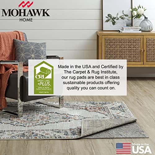 Mohawk Home Non Slip Rug Pad 8' x 10' - 1/4" Thick Felt + Latex Rubber Gripper - Dual Surface Cushion for Hardwood, Carpet, Tile Floors, Made in USA - Image 5