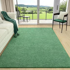 AROGAN 6x9 Area Rugs for Living Room Non Slip Dorm Bedroom Rug, Matte Green - Image 2