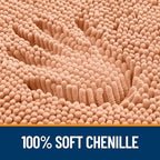 OLANLY Bathroom Runner Rugs 70x24, Extra Soft Absorbent Chenille Bath Rugs - Image 3