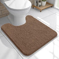 OLANLY Toilet Rugs U-Shaped 20x20, Soft Absorbent Chenille Contour Rugs by OLANLY