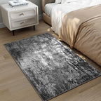 Entrance Rugs Indoor 2x3 Black Entry Rug Washable Abstract Black Small Area Rug Non-Slip Low Pile Throw Rugs for Entryway, Kitchen Floor, Front Door Indoor Door Mat, Bathroom, Bedroom Bedside - Image 5