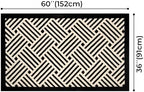 GRANNY SAYS Indoor Outdoor Large Doormat 36x60 Non-Slip Washable Entry Mat - Image 2