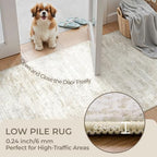 2x6 Runner Rug Non Slip,Washable Hallway Runner Rug,Brown - Image 6