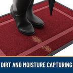 OLANLY Front Door Mat Outside 71x30, All-Season Heavy-Duty Rubber Doormat - Image 5