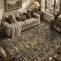 5x7 Area Rug for Living Room, Non-Slip Washable Large Carpet, Mocha Brown by Lofus