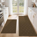COSY HOMEER Kitchen Rugs Sets of 2 Non-Slip Washable,60x24Inch/35X24Inch by COSYHOMEER