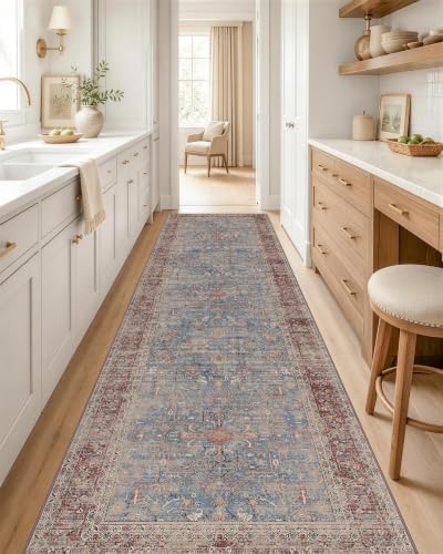 OLANLY 2x8 Washable Runner Rug, Soft Non Slip Carpet for Hallway Kitchen by OLANLY
