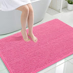 OLANLY Large Bathroom Rugs 44x32, Extra Soft Absorbent Chenille Bath Rugs by OLANLY