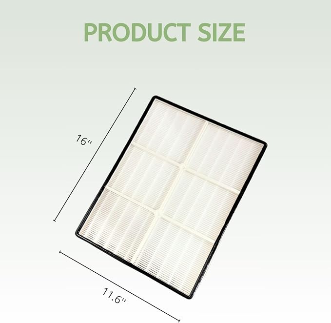 Nispira True HEPA Filter (Small) with 4 Pre-Carbon Filters Compatible with Whirlpool Whispure Air Purifier Models AP150 AP250 AP25030K APR25530L Compared to Part # 1183051 1183051K Small Filter. 1 Set